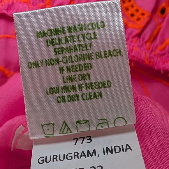 Lilly Pulitzer Kina Midi Dress | Size 8 | Pink Isle Psychedelic Swirl Eyelet - Picture 15 of 15